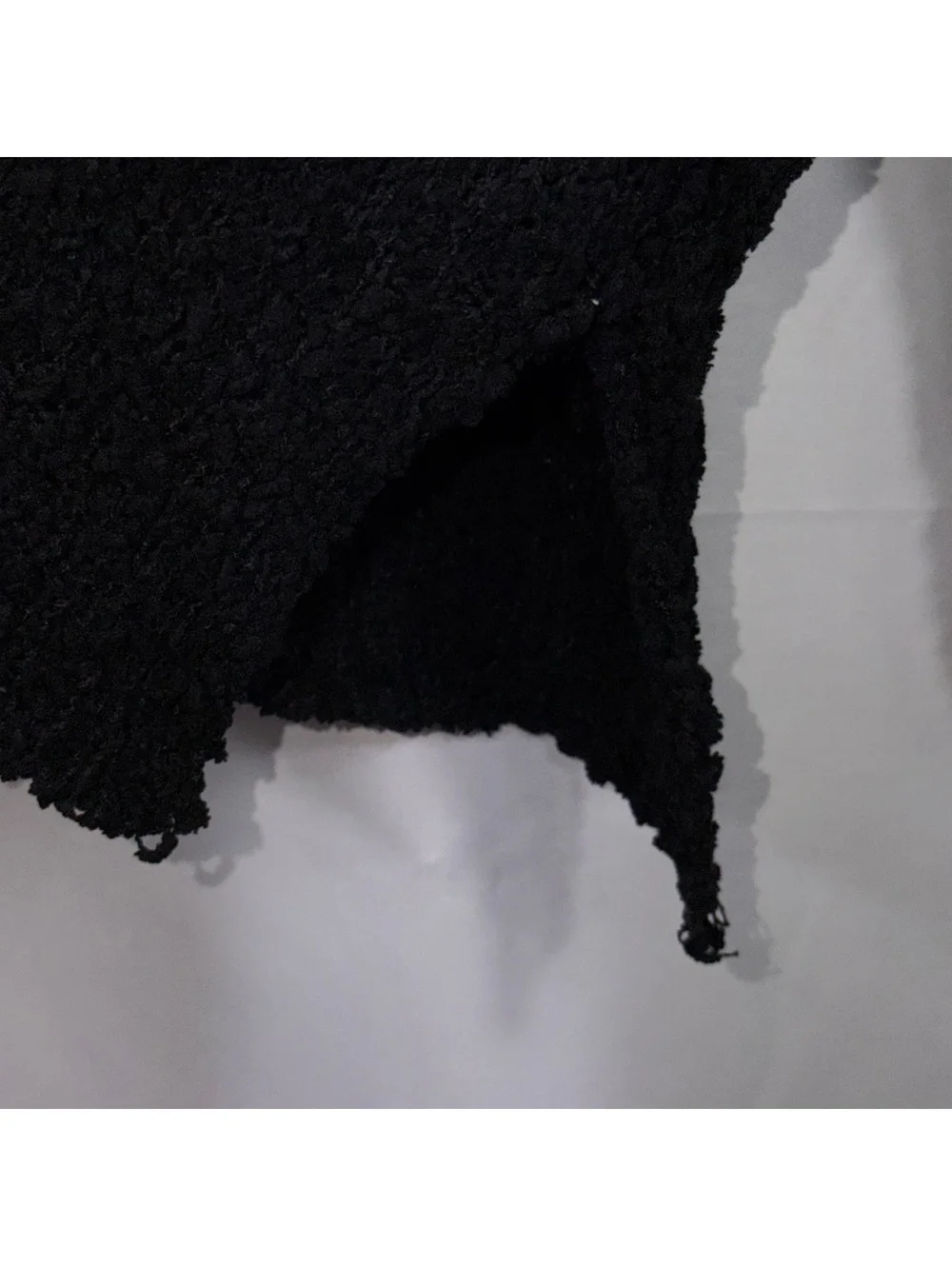 Women’s Medium Black Cozy Chenille Knit Oversized Sweater Long Sleeve Side Slits
